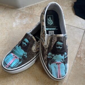 The Shining Slip on Vans - Size 7.5